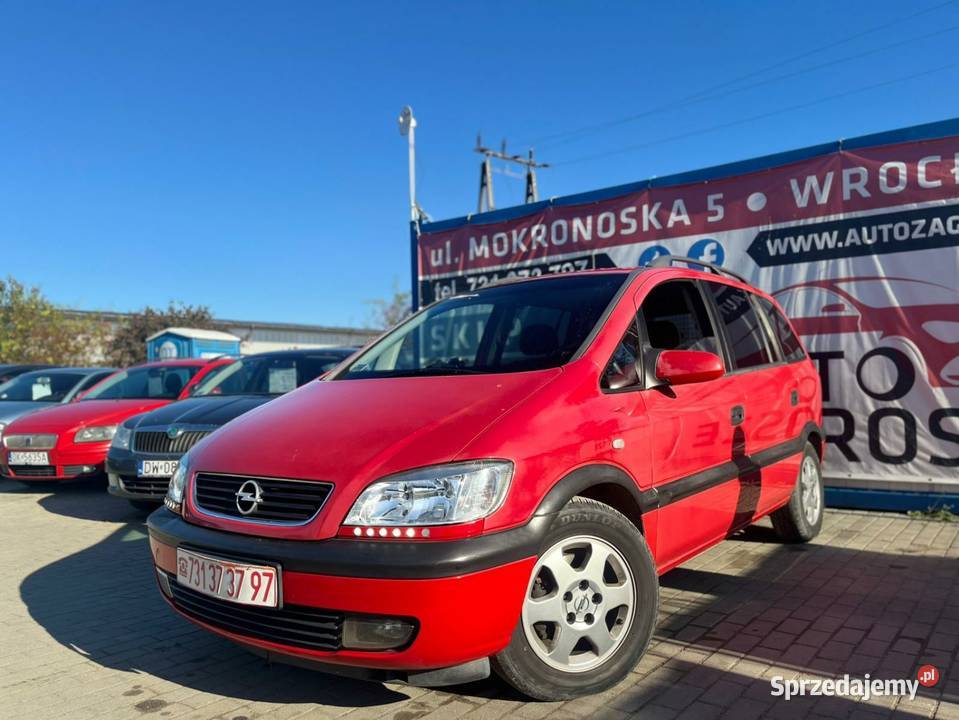 Opel Zafira 18 Benzyna7 Osobowy AUTOMAT Alufelgi 1800cm3 Wrocław