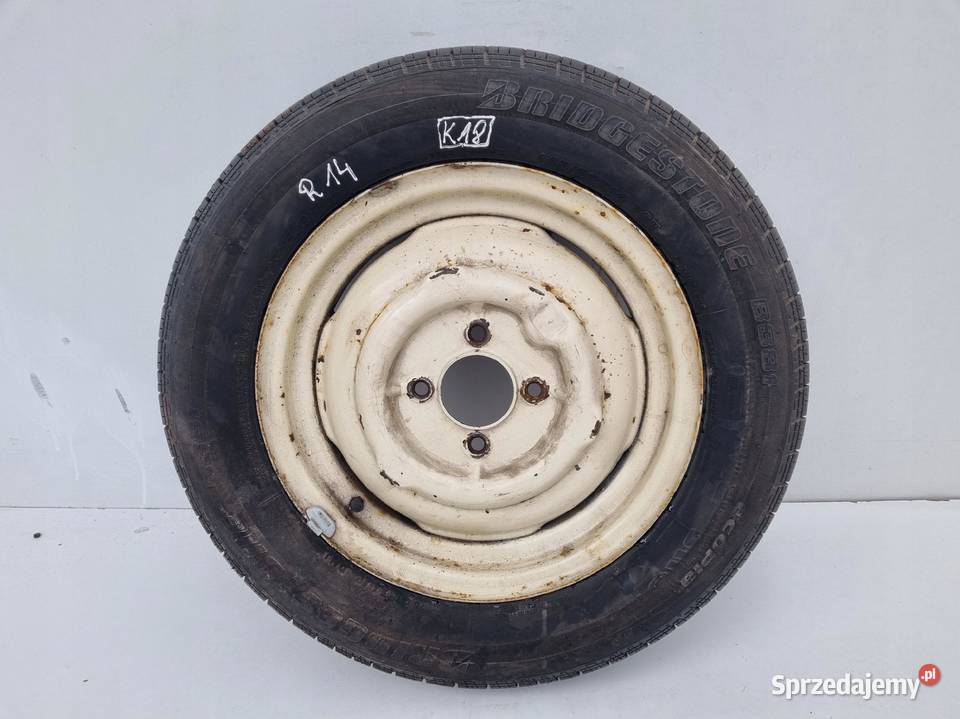 KOŁO ZAPASOWE Zapas felga 14580 R14 4x105 stalowe sprzedam