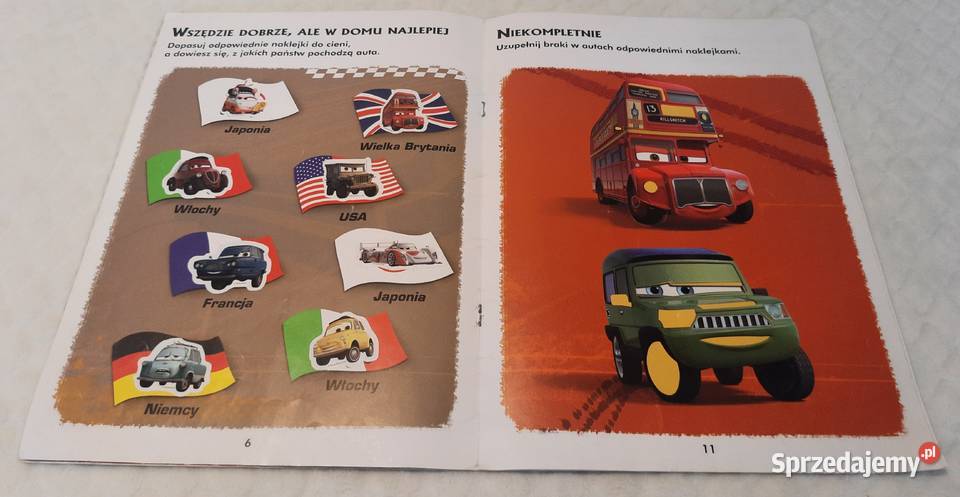 Auta Kolekcja Filmowa Ameet 2017 Książeczki śląskie Czeladź