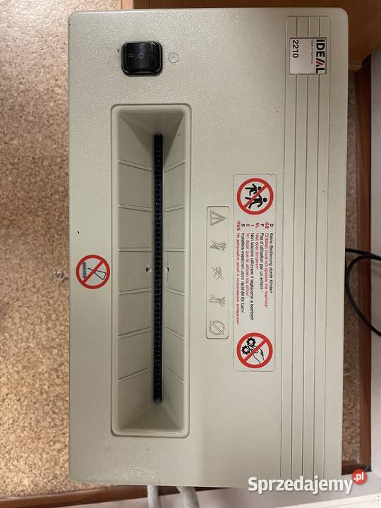 Niszczarka do papieru IDEAL 2210 sprzedam