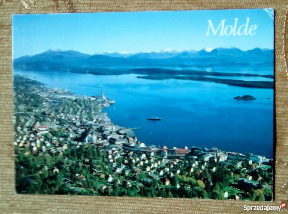 MOLDE WIDOK NA MIASTO WODAMI ROMSDALSFJORDU lubelskie Piszczac
