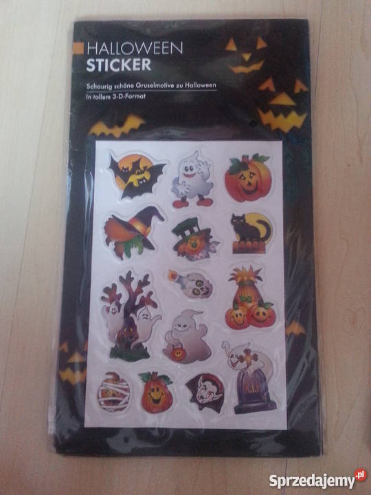 Naklejki 3D na Halloween Łódź