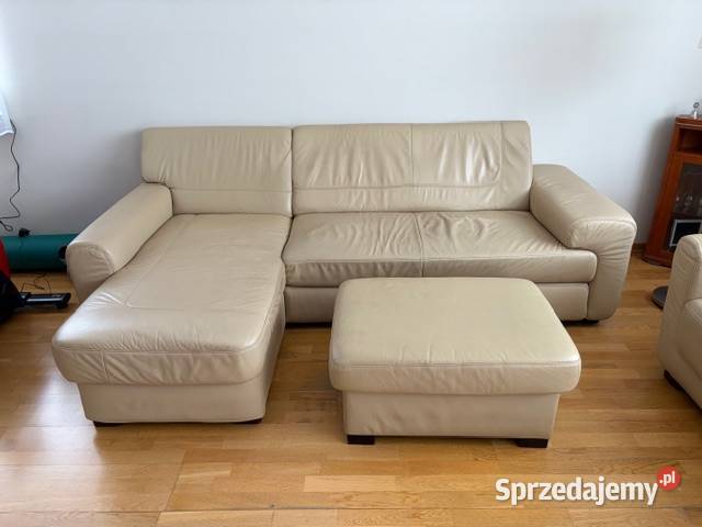 Sofs kanapa z funkcją spania dwa fotele duża 85cm Łódź