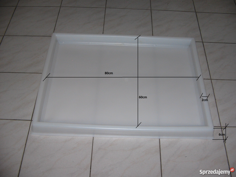 Kuweta o wymiarach 60x80x6 plastikowa Wrocław