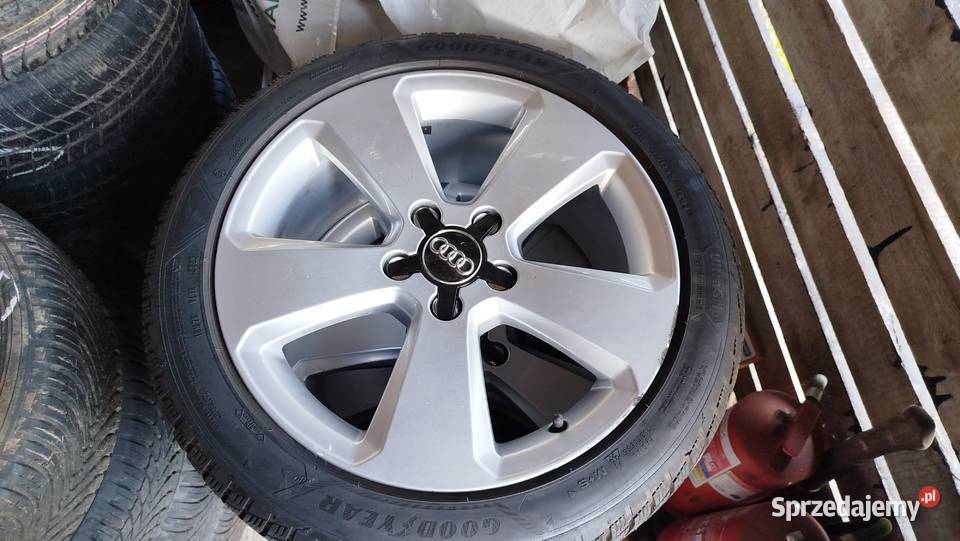 Alufelgi Audi z oponami GOODYEAR 22545 R17 Bytów sprzedam