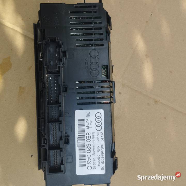 Panel klimatyzacji audi a4b6 2din 8e0820043c Serpelice