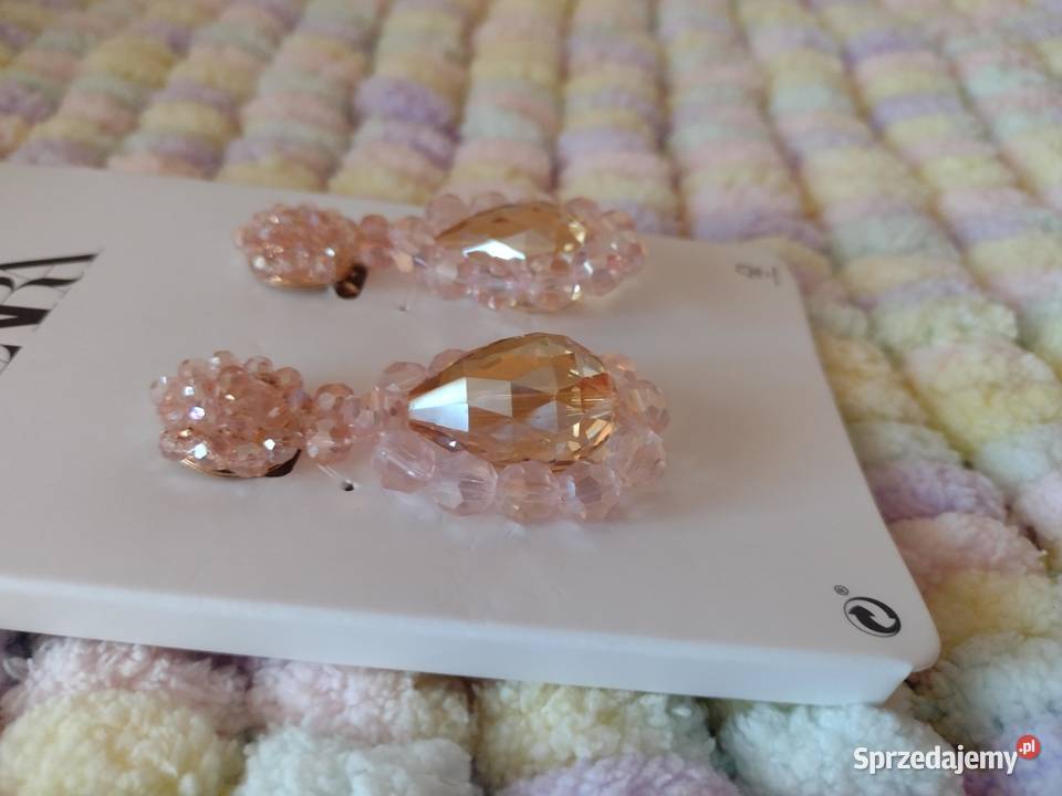 ZARA Wytworne kolczyki wieczorowe z MadrytuNOWE małopolskie Kraków