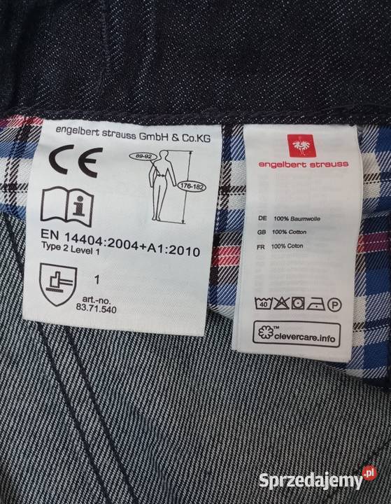 Engelbert Strauss jeans spodnie robocze jeansowe Sędziszów Małopolski