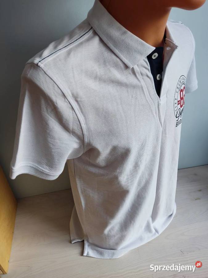 Koszulka polo biała SU Straight Up NOWA sprzedam