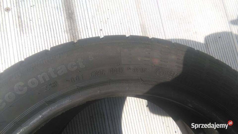 Opony Continental EcoContact 5 18550 R16 2016r Włoszczowa