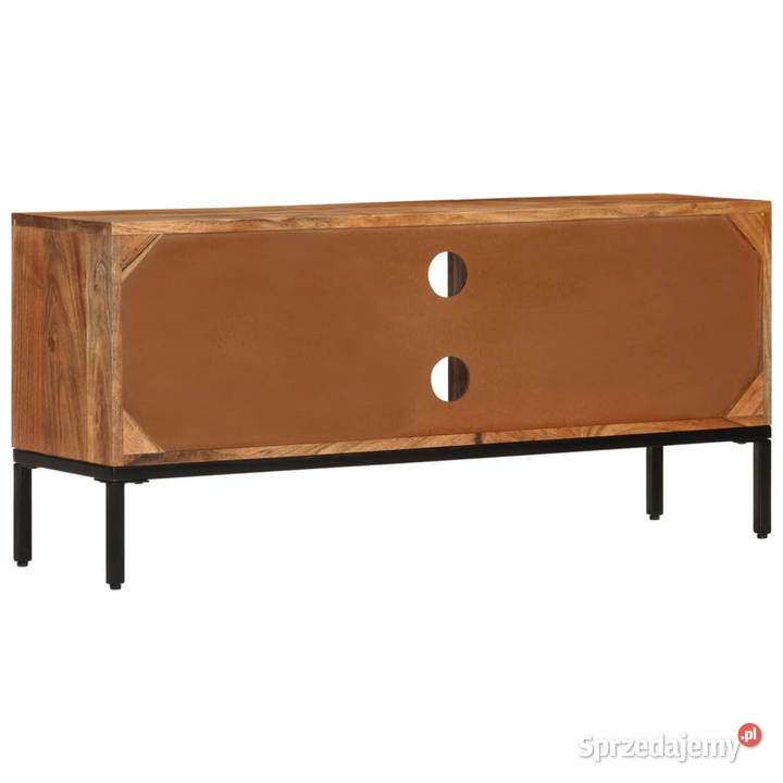 Szafka pod TV miodowy brąz i szary 110x30x50 Warszawa