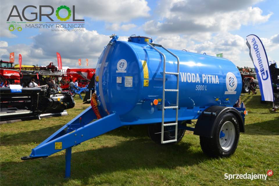 Wóz do wody pitnej 5000l transport 4350l beczka mazowieckie Mława