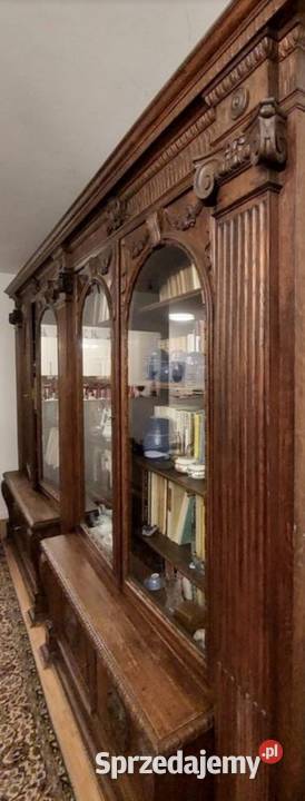 Okazała zabytkowa biblioteka w stylu Wrocław sprzedam