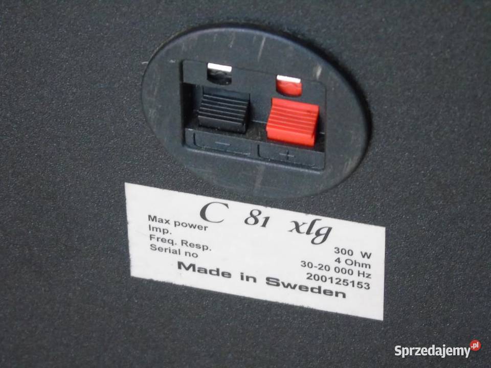 Szwedzkie kolumny JWS Sonab 2 x 300 wat sprawne Jasło