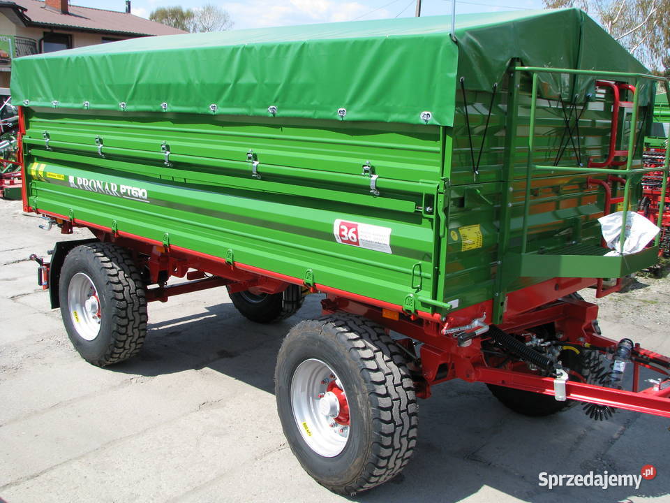 NOWA Przyczepa rolnicza PRONAR PT610 paletowa Przyczepy rolnicze Opoczno