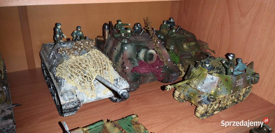 modele czołgów skala 135 sklejone i pomalowane Warszawa