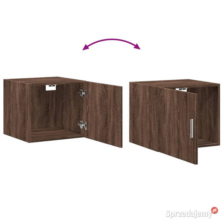 Szafka wisząca brązowy dąb 45x425x40 WM846109 Warszawa