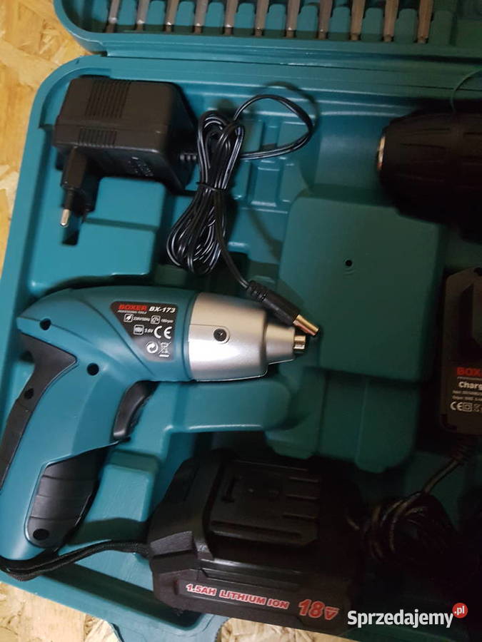 WKRĘTARKA BOXER BX173 WALIZKA 18v 36 v dwie
