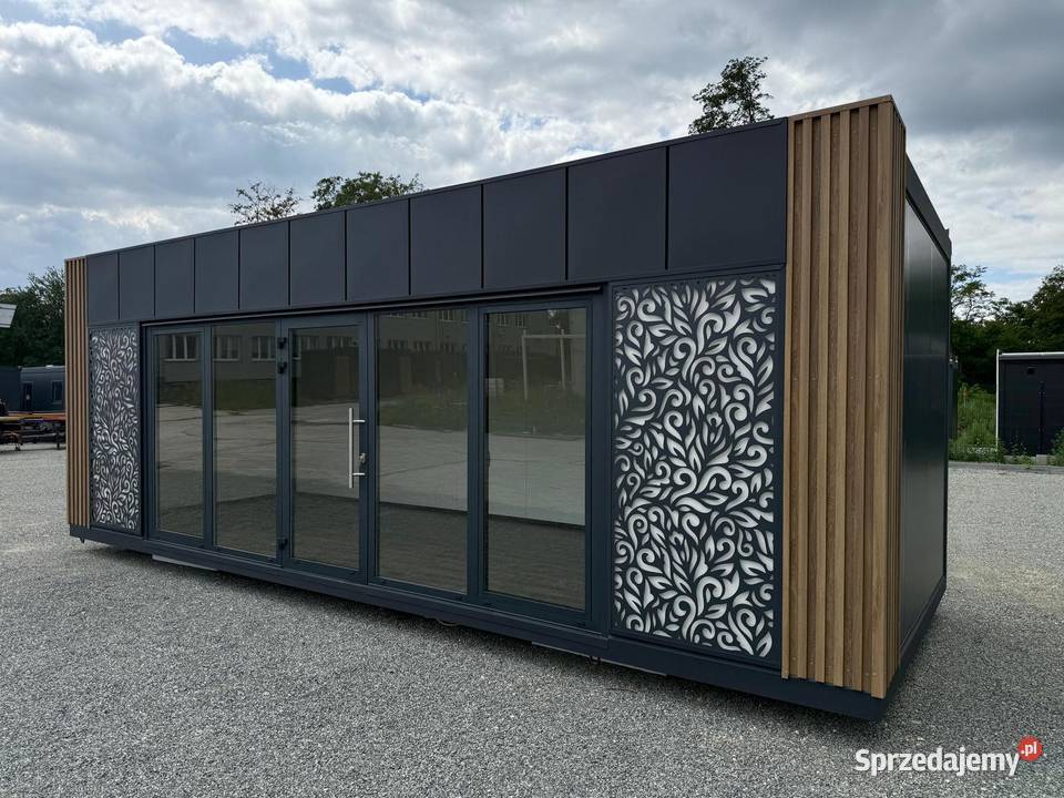 Pawilon 800x300 z dekorem LED biurowy usługowy Wrocław