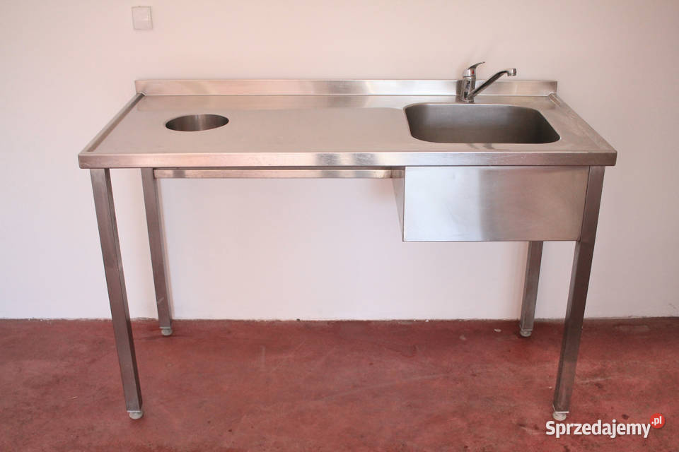 Stół gastronomiczny ze zlewem 135x60 sprzedam