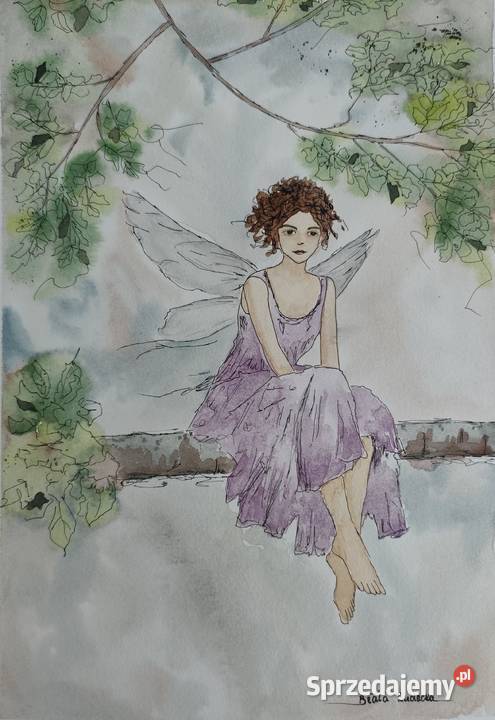 Akwarela Akwarelka Obraz pt Pomiędzy Warszawa