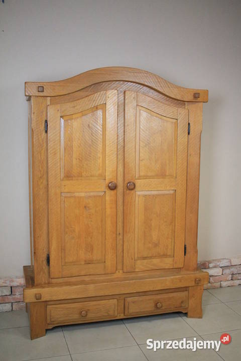 Szafa dębowa piękne zdobienia lite drewno Góra sprzedam