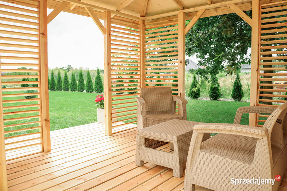 Domek narzędziowy z altaną San Marco z możliwym Architektura ogrodowa łódzkie Radomsko sprzedam