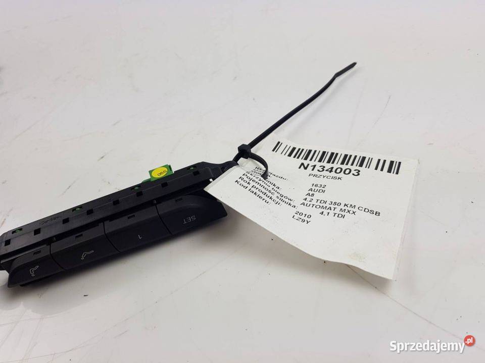 PRZYCISK FOTELA 4H0959770A AUDI A8 D4 osobowe Pozostałe Motoryzacja Lipno