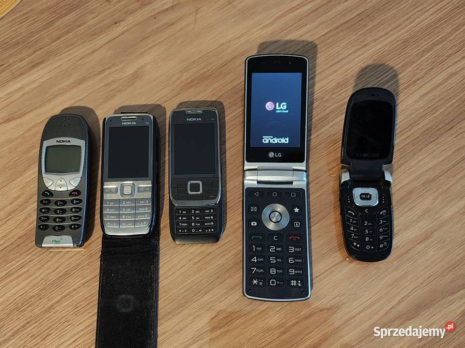 Kolekcjonerski zestaw telefonów komórkowych Pozostałe Warszawa sprzedam