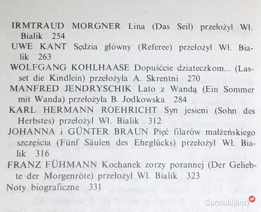 Antologia opowiadań pisarzy Niemieckiej Chełm