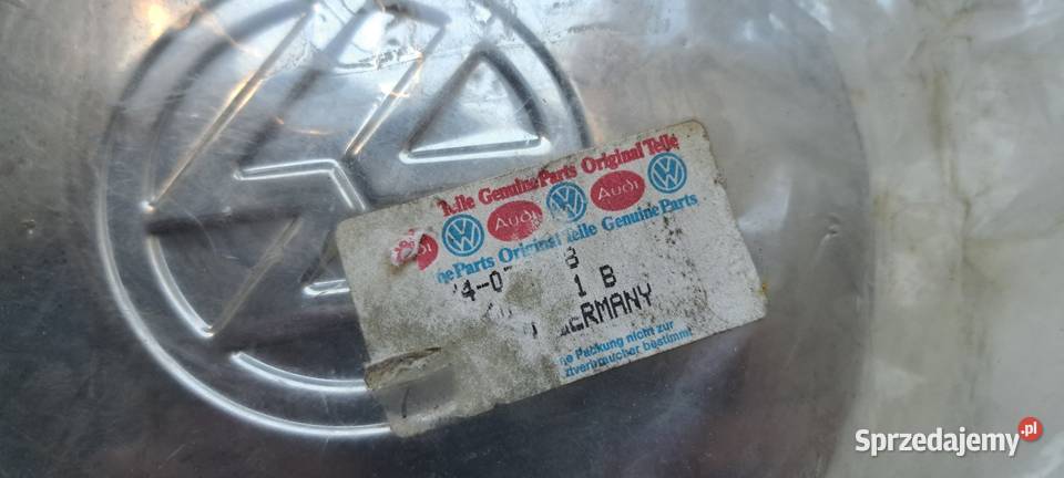 Nowy Oryginalny Kołpak Metalowy Chrom VW Golf I Kołpaki Luzino