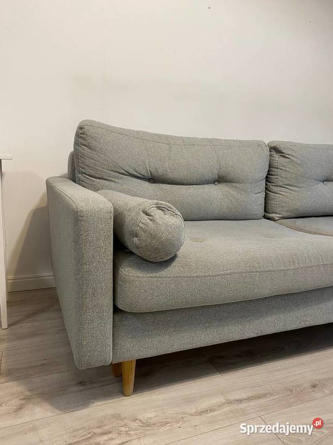 Kanapa sofa szara nowoczesna rozkładana Garwolin sprzedam