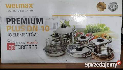 Nowe garnki Welmax 18