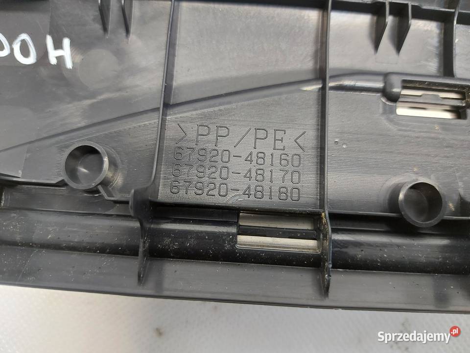 LEXUS RX500H V 5 2023 LISTWA PROGOWA LEWY PRZÓD