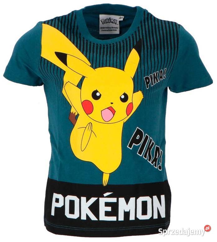 Koszulka Pokemon Pikachu Tshirt 100 Bawełna małopolskie Mogilany