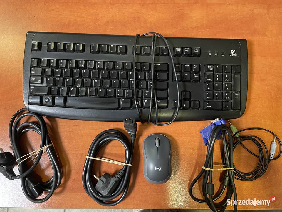 Zestaw komputer monitor klawiatura śląskie