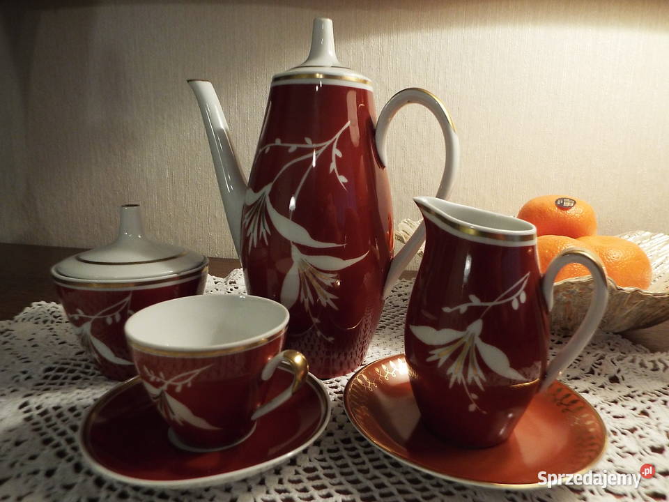 Serwis kawowy FineChina Lichte made in Germany śląskie Będzin