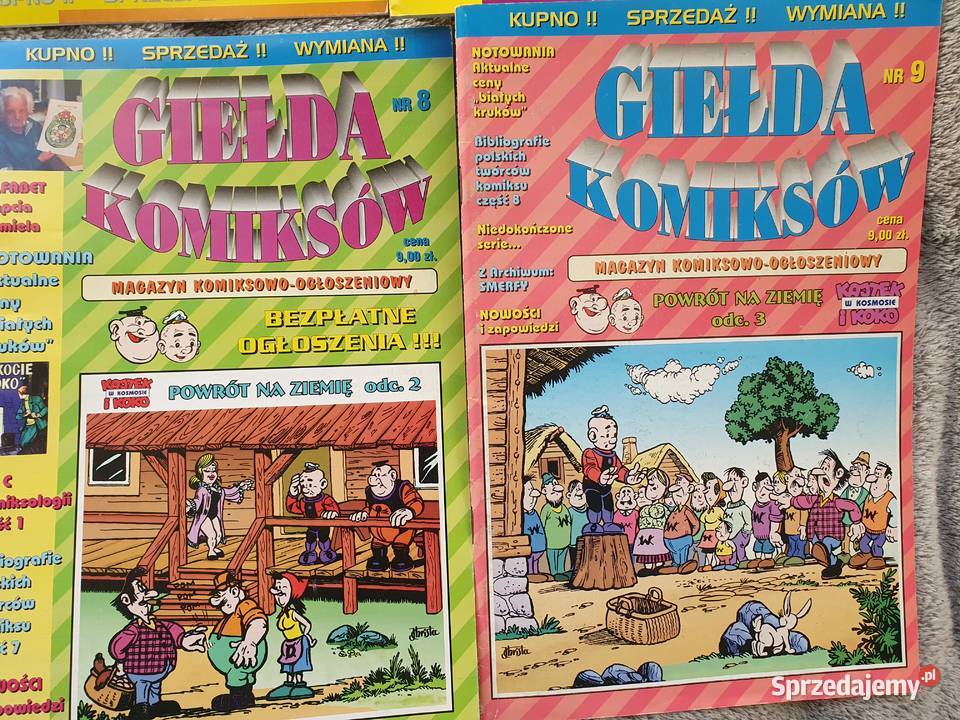 Giełda Komiksów zestaw 9 numerów stan b Gdynia