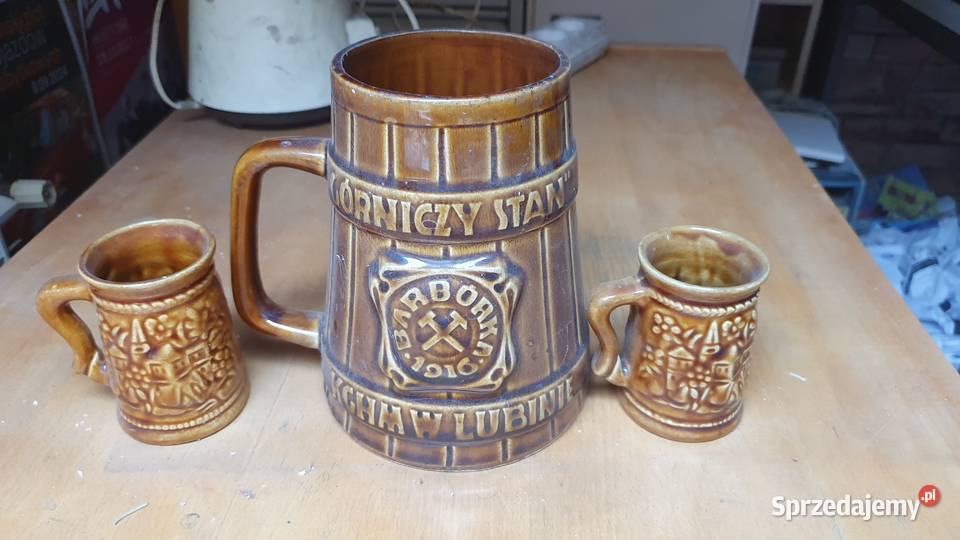 Prezent Kufel KGHM Lubin plus kieliszki Dobrzejów