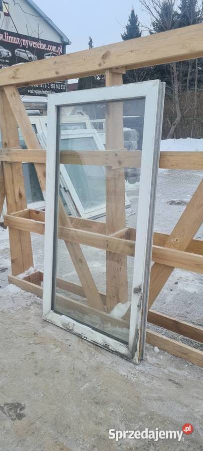 OKNA KacprzaK Witryna 73x138 FIX Używany PCV Okna ścienne Siedlce sprzedam