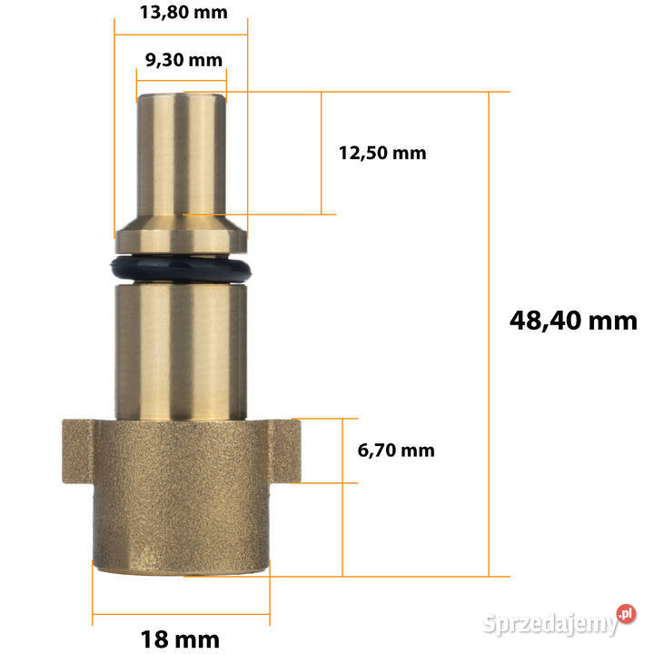 Adapter Bayonet do Myjki Ciśnieniowej 14 160 bar Osprzęt do myjek Ludźmierz sprzedam