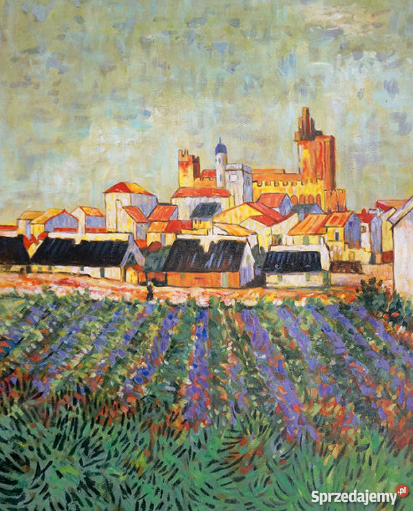 Piękny krajobraz Obraz Saites Maries Vincent van mazowieckie