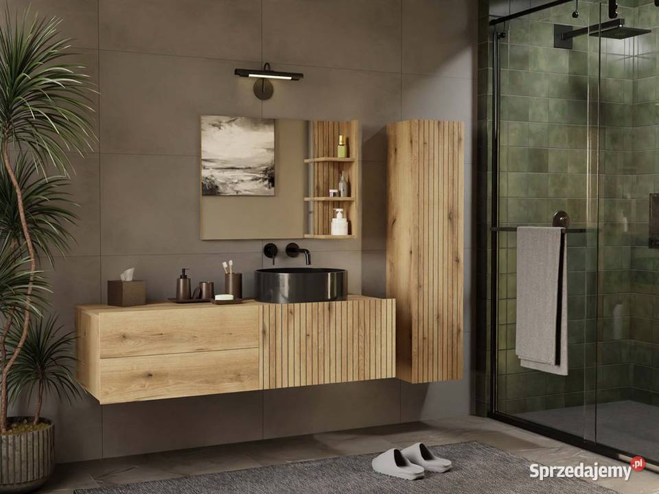 Szafka pod umywalkę TIGO 1D2S Dąb Evoke 140 37.5cm sprzedam