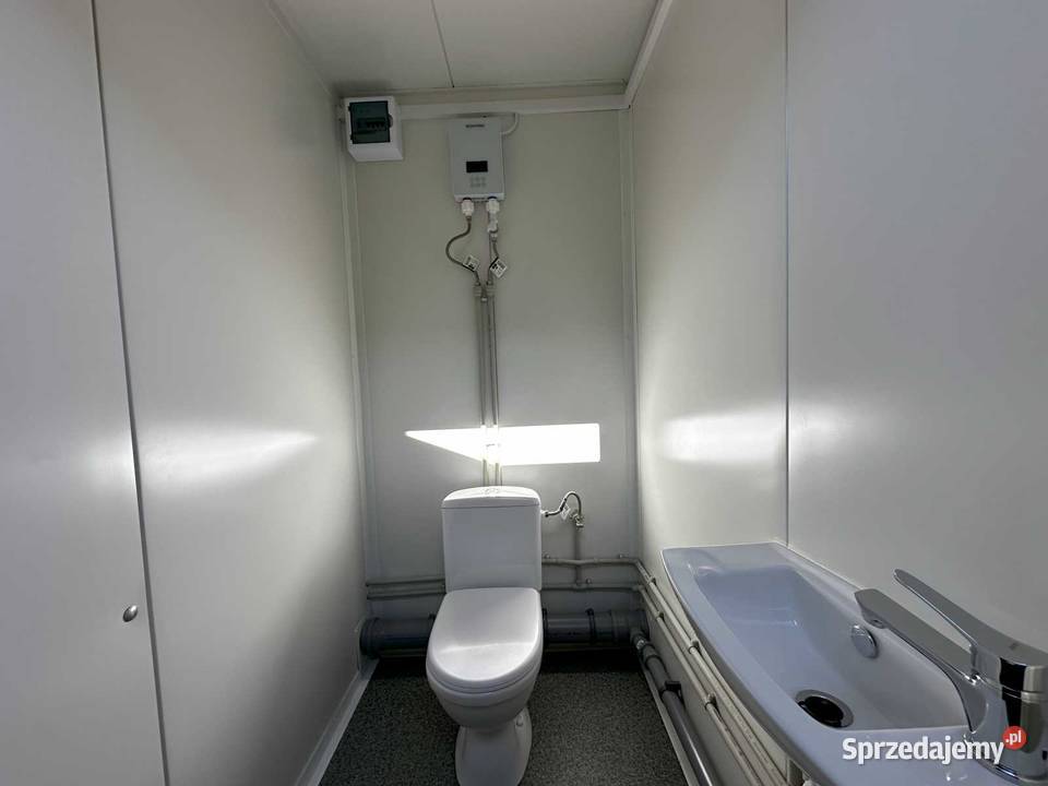 KONTENER SANITARNY 3 KABINY WCPISUARBOJLER WC WC Wrocław sprzedam