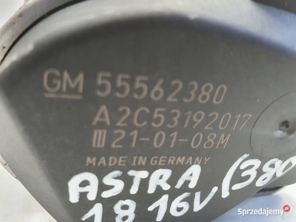 PRZEPUSTNICA Opel Astra III H 18 16V 55562380