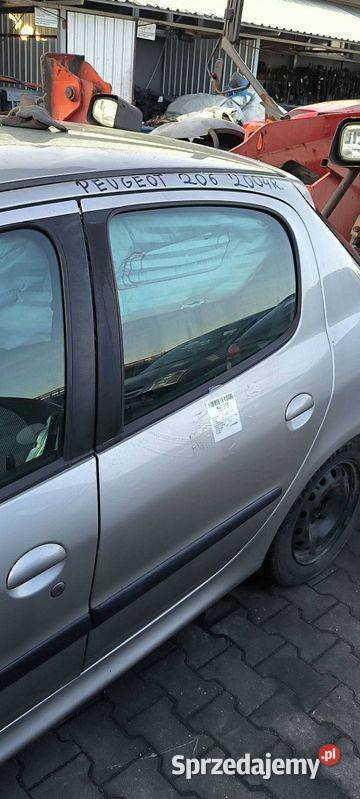 DRZWI LEWE TYŁ PEUGEOT 206 ETS Lipno