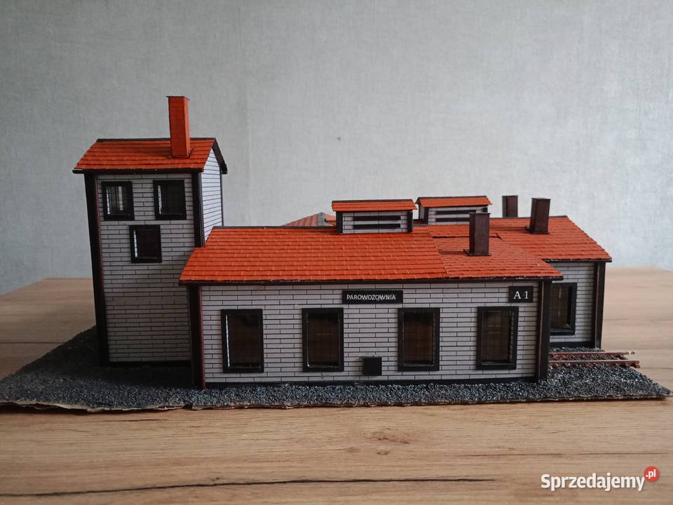 Parowozownia H0 ręcznie klejona Tarnów sprzedam