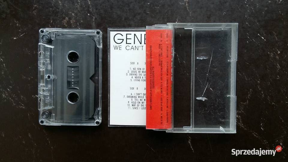 Kaseta Genesis We cant dance Siemiatycze