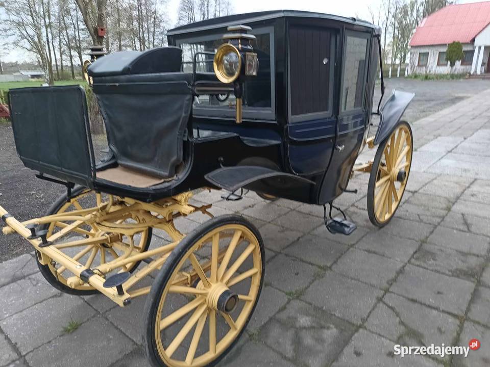 Powóz typ Glaslandauer Bryczka lando landauer Dobroń