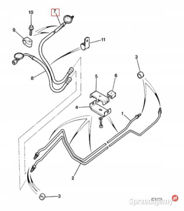 WĄŻ PRZEWÓD PALIWA JAGUAR XJ6 XJ12 XJ40 29 32 lubelskie